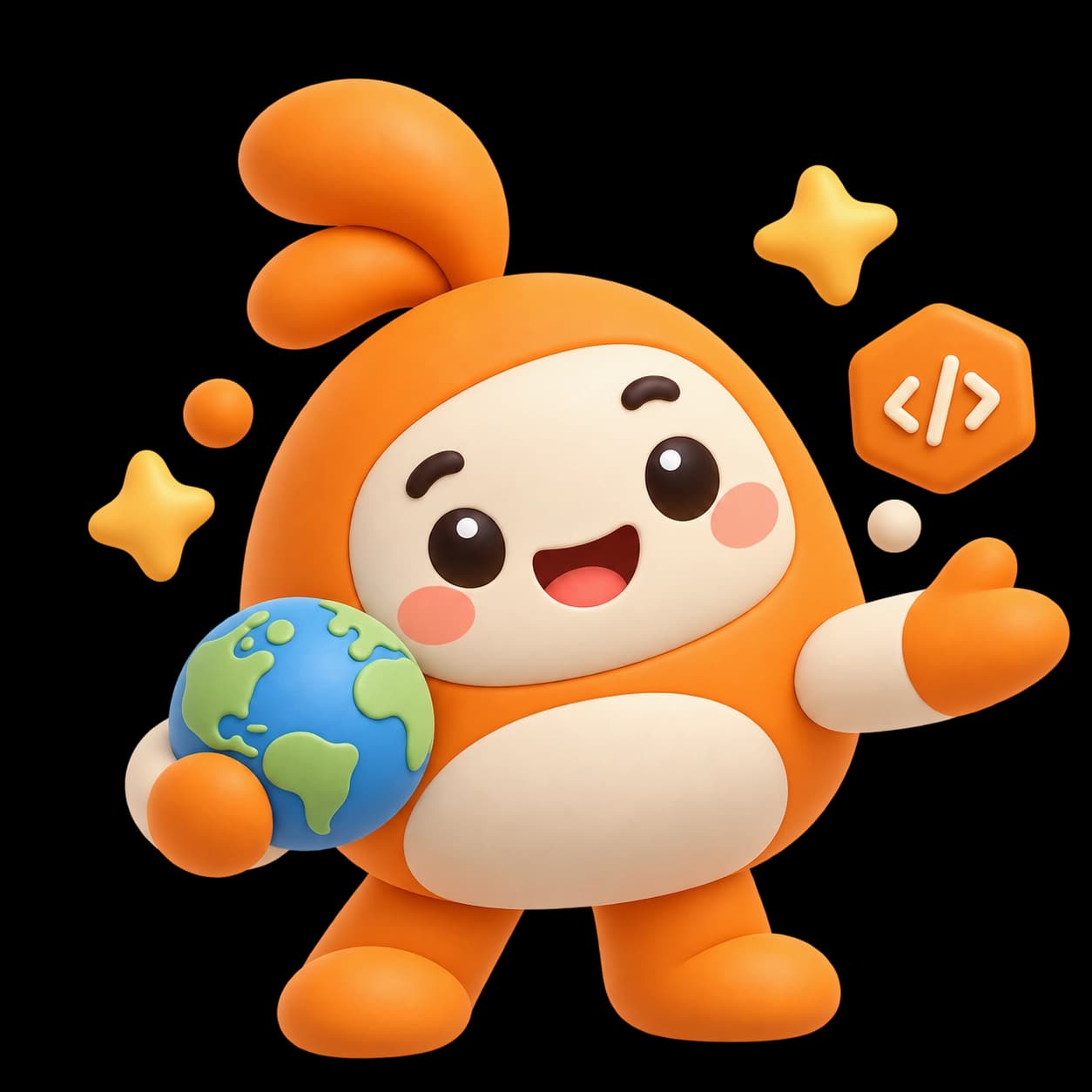 Linastack mascot representing a global software partner
